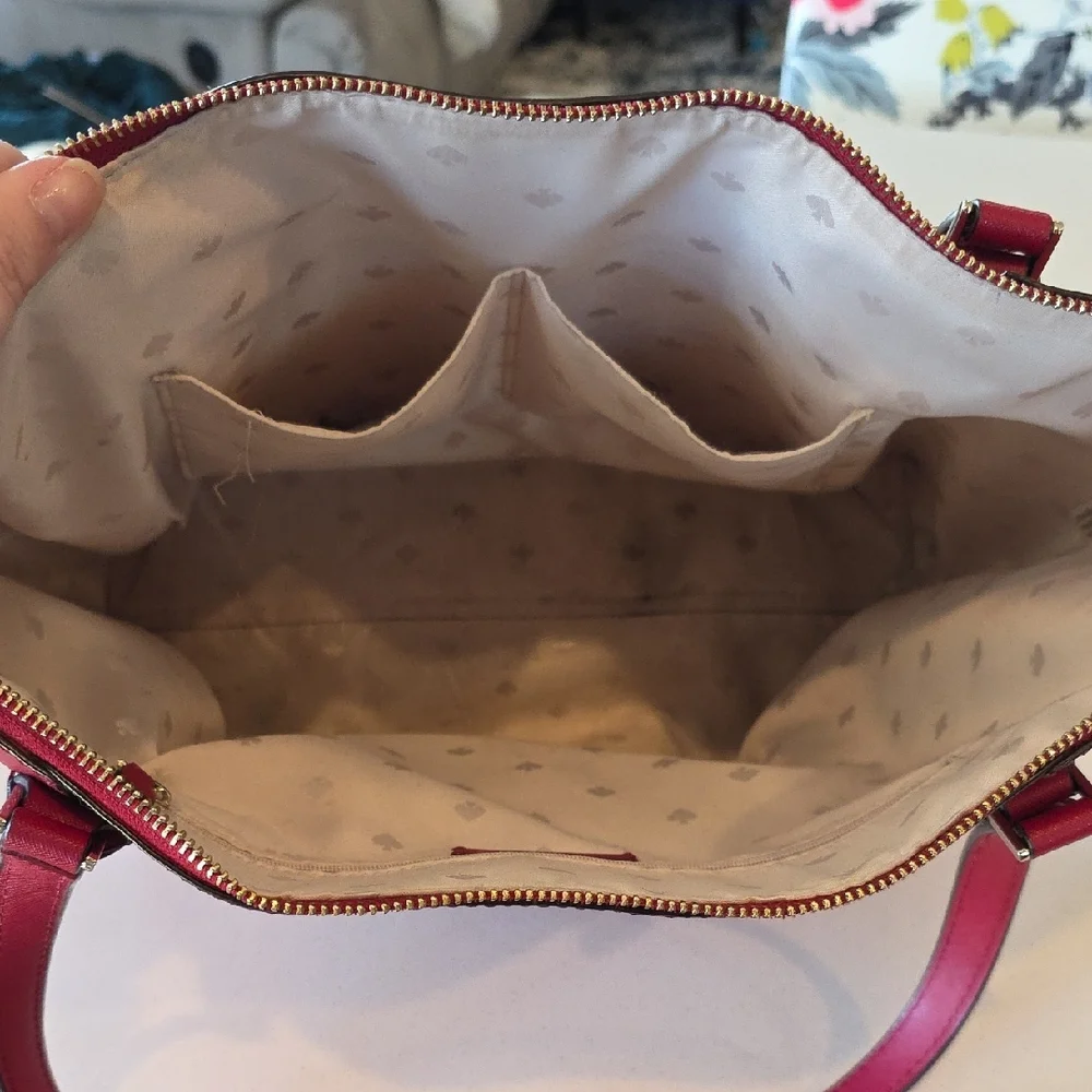 Kate Spade Cherry Red Tote Bag - Picture 6 of 8